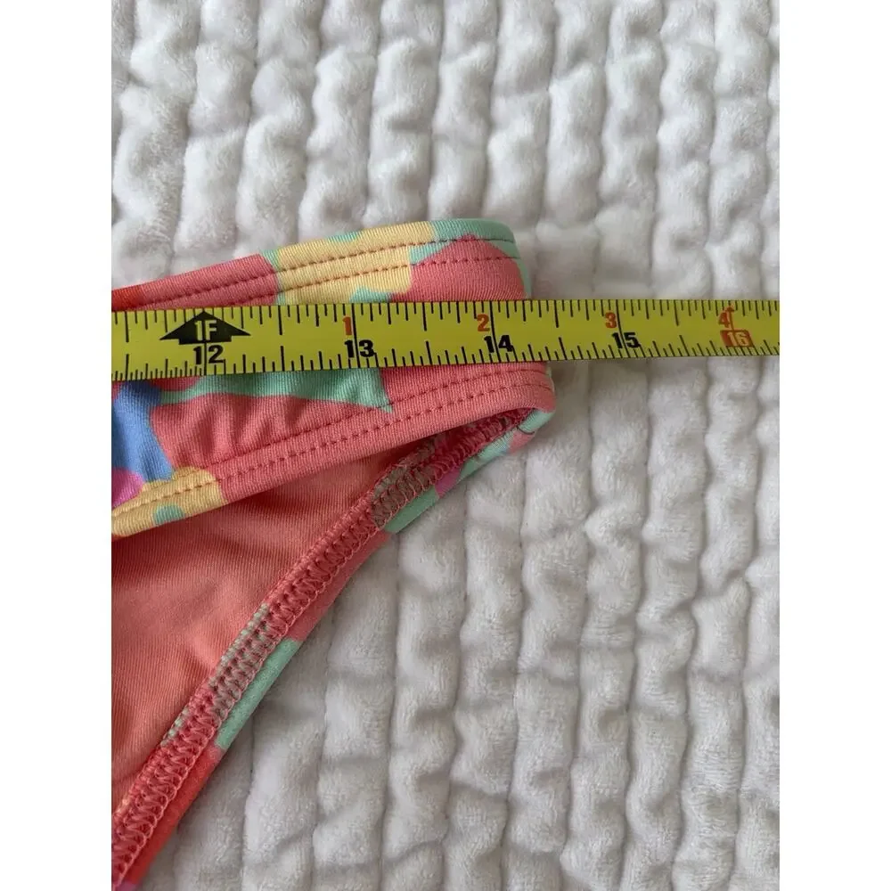 Billabong Lowrider Bikini Bottoms Small Floral Full Coverage Swim Bottom NWT